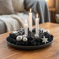 Dekorativ Moss Black konserverer islandsmose for håndverk 400g | Floristik24.no