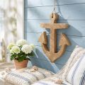 Hengende Anker Mango Tre Nautical Hanger Natural H24,5cm | Floristik24.no
