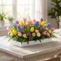 OASIS® hvitt sandwichbrett for blomsterdekorasjon og dekorasjon 23 x 11 x 2,5 cm sett med 25 deler | Floristik24.no
