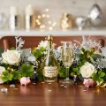 Anhengsett med champagneflaske og champagneglass, juletrepynt, 14 cm, 2 stk. | Floristik24.no