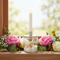 Sylinderformet glassvase, gjennomsiktig, allsidig, 10 cm, 3 stk. | Floristik24.no