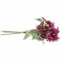 Floristik24 Echinacea blomst kunstlyng 45cm 3stk