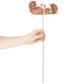 Hagepinnemotiv med rustdekorasjon for sommer og høst 53 cm | Floristik24.no