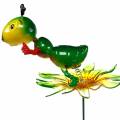 Floristik24 Garden Stake Cricket on the Flower Colorful 11cm