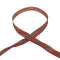 Gavebånd Scottish Christmas Ribbon Rød Grønn 10mm 20m | Floristik24.no