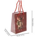 Julegavepose med musemotiv, 16 cm, 2 stk. | Floristik24.no