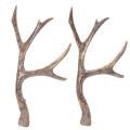Floristik24 Kunstige dekorative gevir, rustikk julepynt, 29 cm, 2 stk.