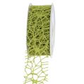 Floristik24 Rutebånd grønn 40mm 10m