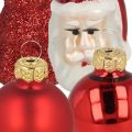 Floristik24 Mini julepynt figurer og kuler assortert glass 3cm 9stk