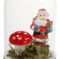 Floristik24 Julepynt glassklokke til oppheng 10cm