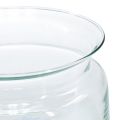 Floristik24 Glassskål dekorativ skål glass svømmeskål Ø16cm H8cm