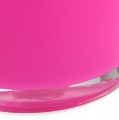Floristik24 Mini bordvase rosa Ø10cm H9cm