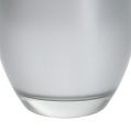 Floristik24 Glassvase Cosmo sølv Ø10,8cm H12,5cm