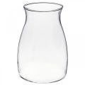 Floristik24 Dekorativ glassvase klar blomstervase glass Ø11cm H20cm