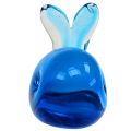 Floristik24 Glass Whale Blue L12cm