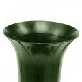 Floristik24 Gravvase 42cm mørkegrønn vase gravdekorasjon sørgeblomster 5stk