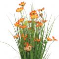 Floristik24 Gressbunt med blomster og sommerfugler Orange 70cm