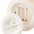 Stort LED-lys med timer, for utendørs bruk, varmhvit, Ø12,5 cm, H20 cm | Floristik24.no