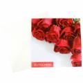 Floristik24 Kupongkort røde roser + konvolutt 1stk