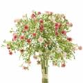 Floristik24 Gypsophila gypsophila kunstig i bunt rosa H28cm 6stk