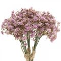 Floristik24 Gypsophila kunstfiolett høstdekor 29,5cm 18stk