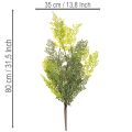 Kunstig bregnegren, delikat, til vase, 80 cm | Floristik24.no