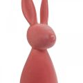 Deco Bunny Deco Easter Bunny Flocked Orange Aprikos H69cm