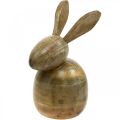 Floristik24 Sittende trekanin, dekorativ kanin, tredekor, påske 18cm