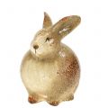 Floristik24 Dekorativ kaninbrun keramikk 5cm x 7cm