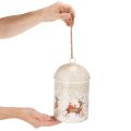 Klokke med julemotiv til oppheng, 26 cm | Floristik24.no