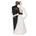 Bryllupsfigur brud og brudgom 10,5 cm | Floristik24.no