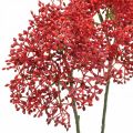 Floristik24 Eldre røde kunstige blomster til høstbukett 52cm 6stk