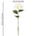 Kunstig hortensia med lang stilk, kunstig blomst, 60 cm | Floristik24.no