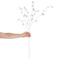 Kunstig, delikat blomstrende gren med iriserende blomster, 98 cm | Floristik24.no