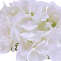 Floristik24 Hortensia Artificial White Real Touch Flowers 33cm