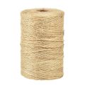 Floristik24 Jutebånd jutesnor bånd jute naturlig dekorativt bånd Ø2mm 200m