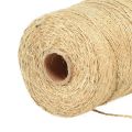 Jutebånd jutesnor bånd jute naturlig dekorativt bånd Ø2mm 200m | Floristik24.no