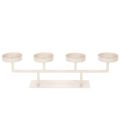 Floristik24 Moderne lysestake med fire lysfat, 47 cm