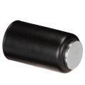 Rund magnetisk lysholder, matt svart, for 25 mm koniske lys, 4 stk. | Floristik24.no
