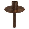 Floristik24 Lysholder til flasker rustlook Ø8,5cm H12cm 2stk