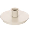 Floristik24 Runde kremfargede lysholdere til spisslys, borddekorasjon, 10 cm, 2 stk.