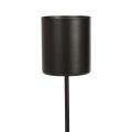 Lysestake til oppklistring, svart, Ø3,2 cm, 4 stk. | Floristik24.no