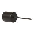 Lysestake til oppklistring, svart, Ø3,2 cm, 4 stk. | Floristik24.no