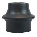 Floristik24 Telysholder sort lysestake keramikk Ø12cm H9cm