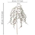 Kunstig furugren med kongler, dekorativ furugren, kunstig, 80 cm, 3 stk. | Floristik24.no