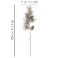 Kunstig furukvist med kongler og lange nåler 105 cm | Floristik24.no
