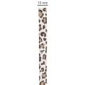 Gavebånd leopardmønster for kreativ dekorasjon, krøllbånd 10mm 100m | Floristik24.no