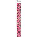 Dekorativt bånd, leopardmønster, rosa, krøllbånd for gaveinnpakning og hobbyarbeid, 10 mm, 100 m | Floristik24.no
