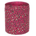 Dekorativt bånd, leopardmønster, rosa, krøllbånd for gaveinnpakning og hobbyarbeid, 10 mm, 100 m | Floristik24.no
