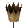 Dekorativ krone på pinne, vintage dekorasjon for potteplanter, 73 cm | Floristik24.no